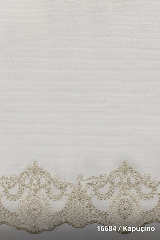 Dantel Etek 16684 Özel Ölçü Tül Perde
