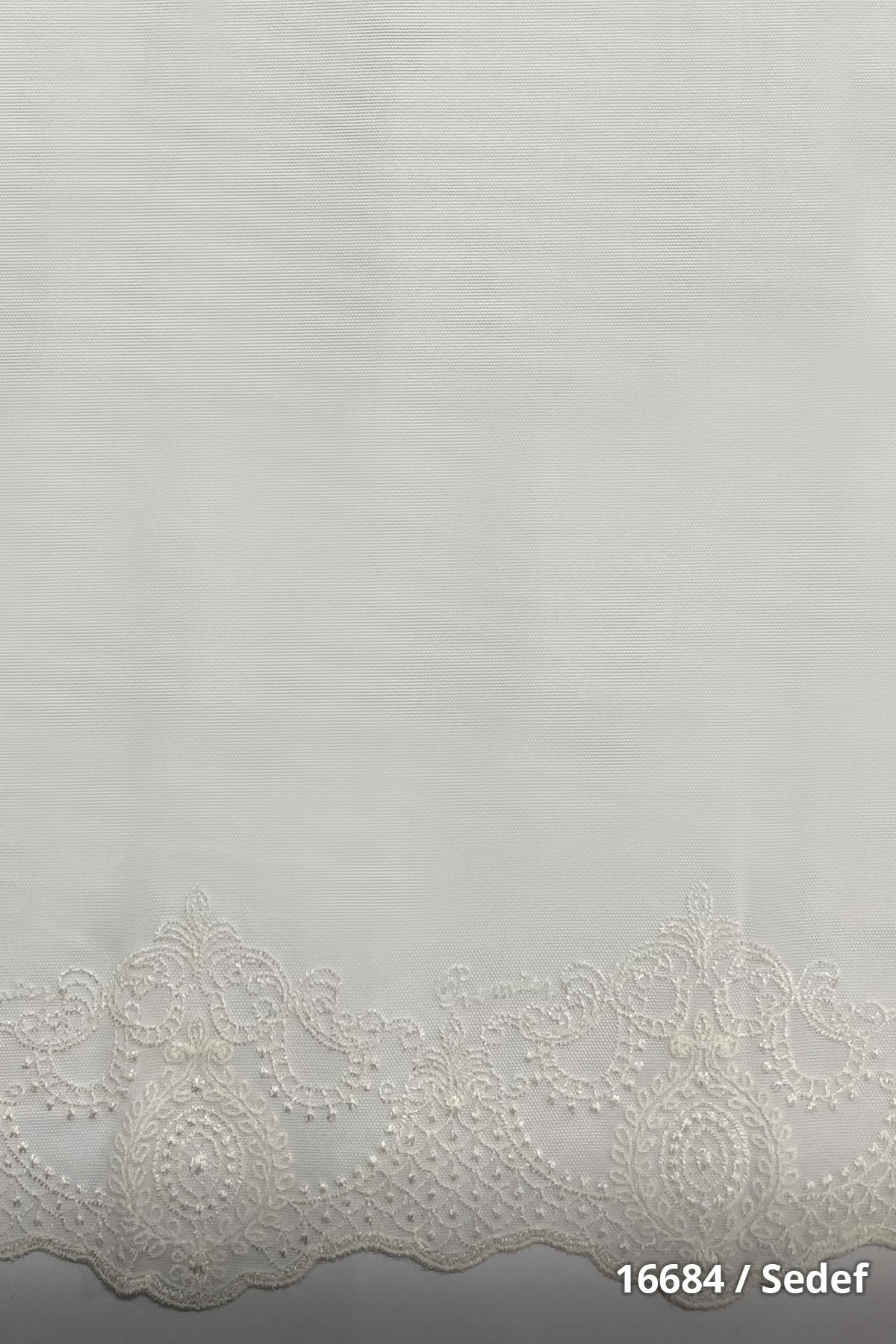 Dantel Etek 16684 Özel Ölçü Tül Perde