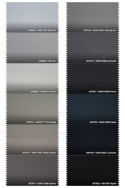 Astra %100 Blackout Özel Ölçü Fon Perde