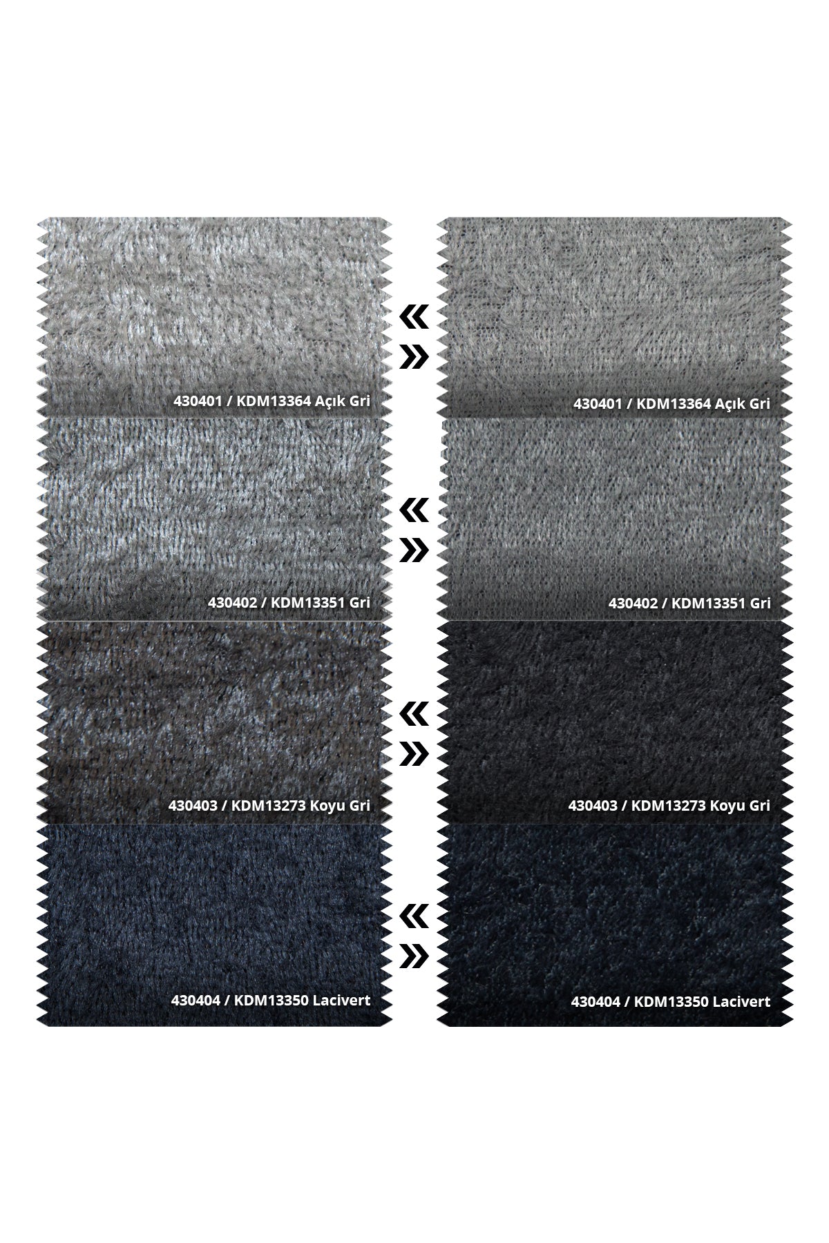 Duo Velvet %100 Çift Taraflı Blackout Özel Ölçü Fon Perde