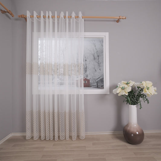 Bahama 16608 Özel Ölçü Tül Perde