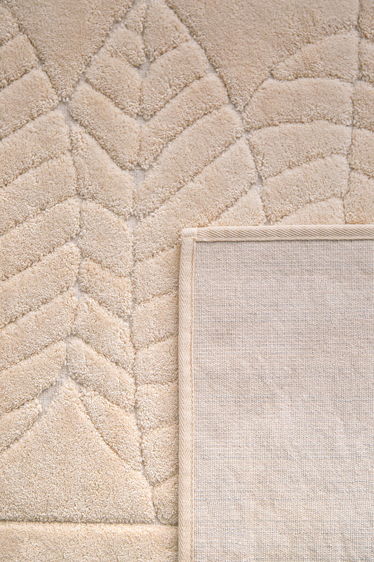 Banyo 2li Paspas Takımı Geo Bej 60x100