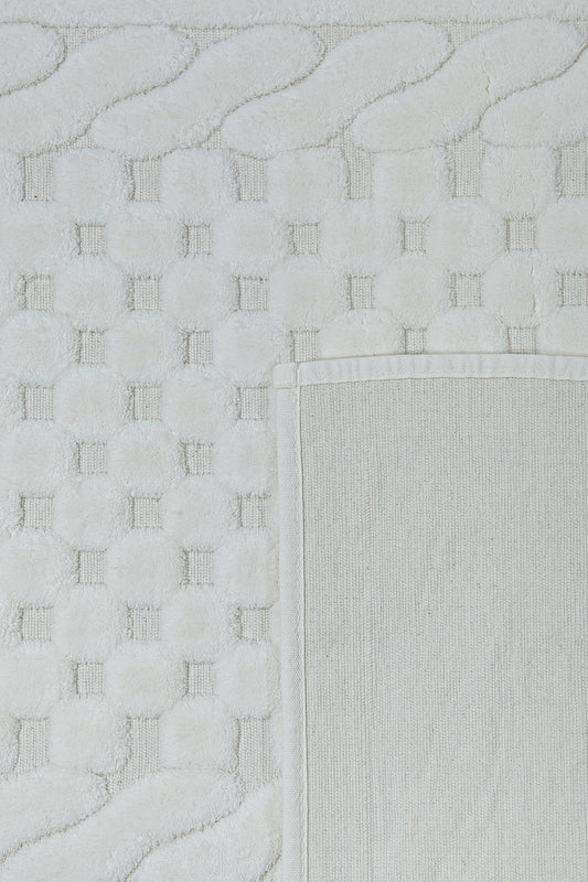 Banyo 2li Paspas Takımı Kırık Beyaz 60x100