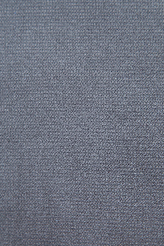 Biyeli Kadife Kırlent Kılıfı Gri 30x40