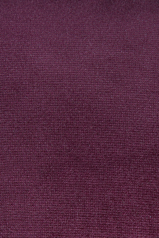 Biyeli Kadife Kırlent Kılıfı Mor 30x40