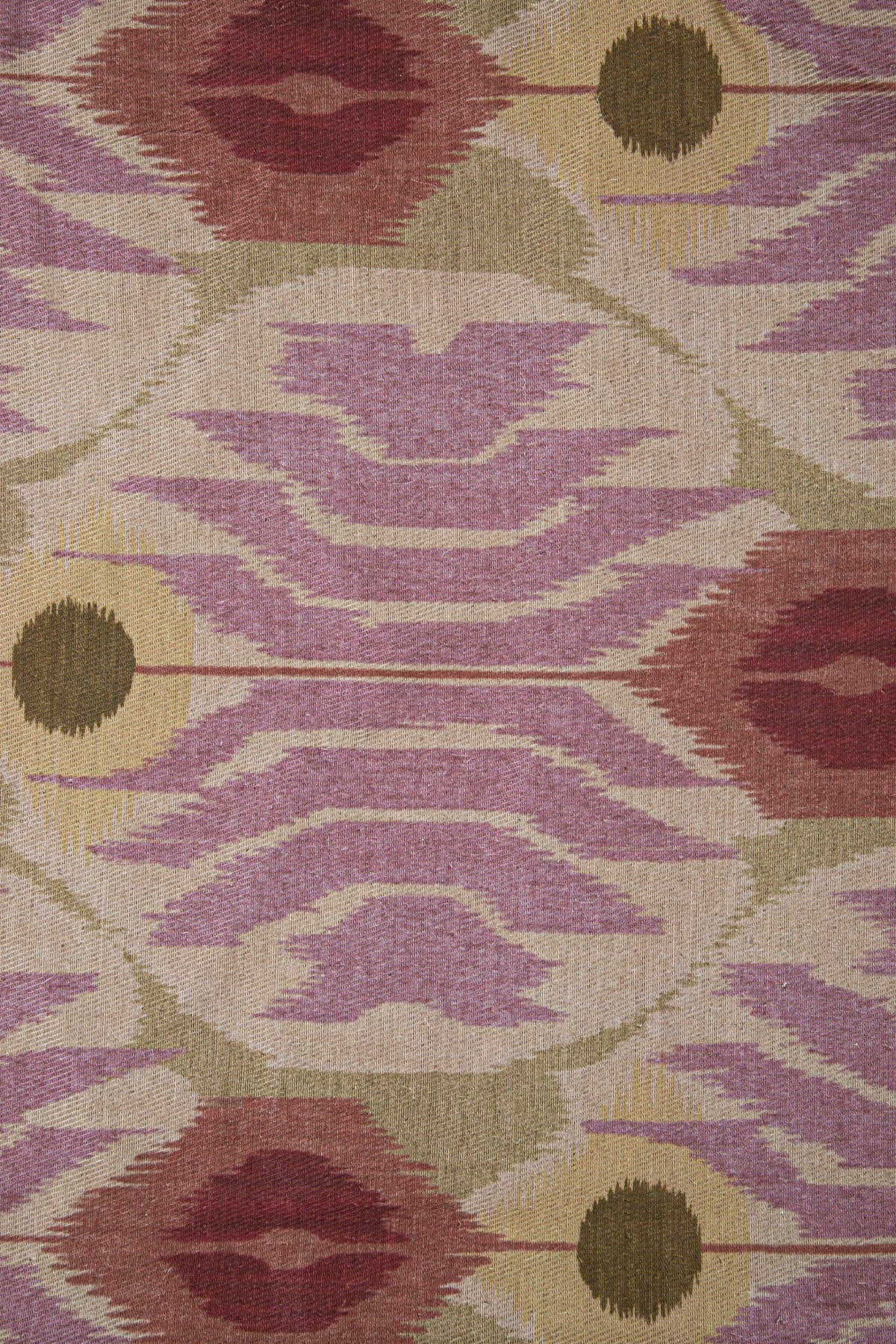 Desenli Kadife Kırlent Kılıfı Lila V1 50x50