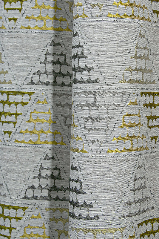 Dessin Halkalı Fon Perde Yeşil 140x260