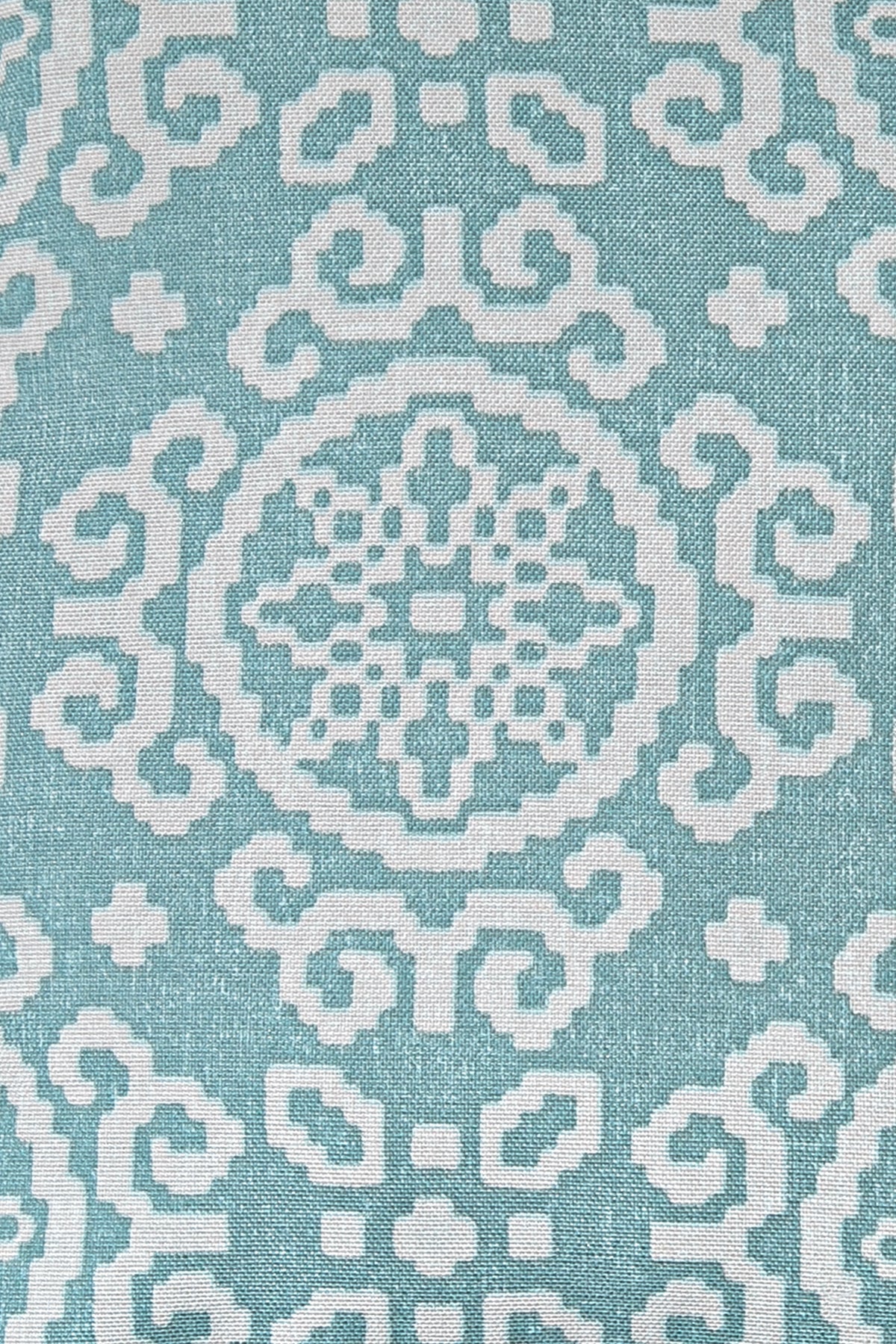 Duck Damask Kırlent Kılıfı Turkuaz 40x40