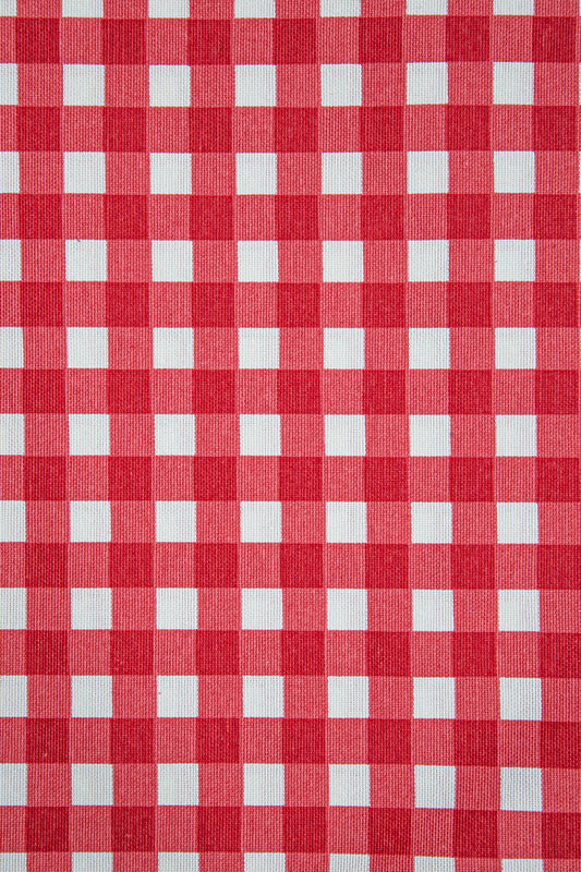 Duck Kareli Kırlent Kılıfı Kırmızı Beyaz V1 45x45