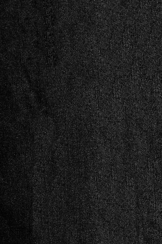 Düz Kadife Kırlent Kılıfı Siyah 30x50