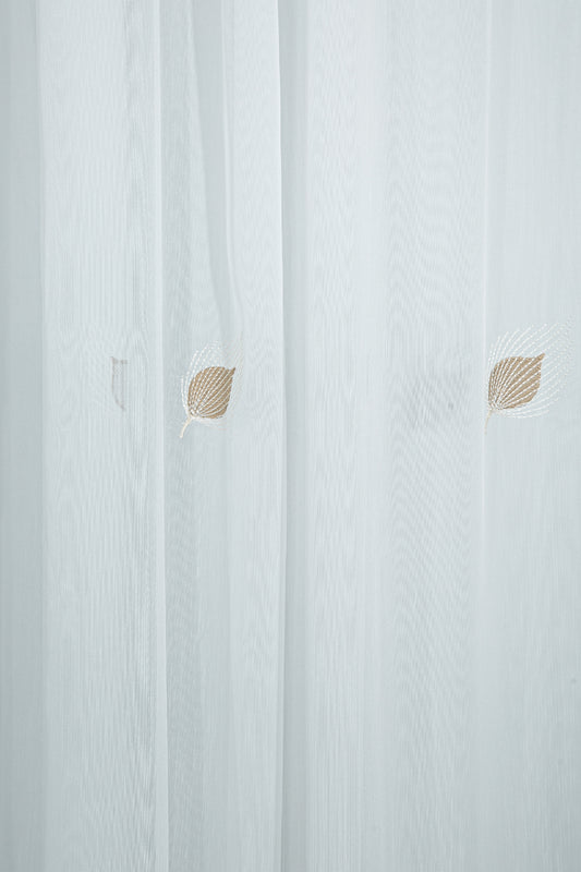 Emi Tül Perde Bej 140x250