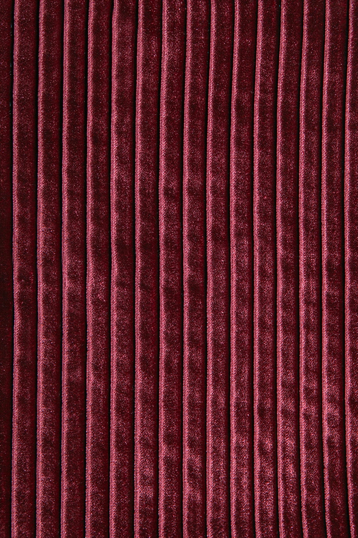 Fitilli Kadife Kırlent Kılıfı Bordo 30x50