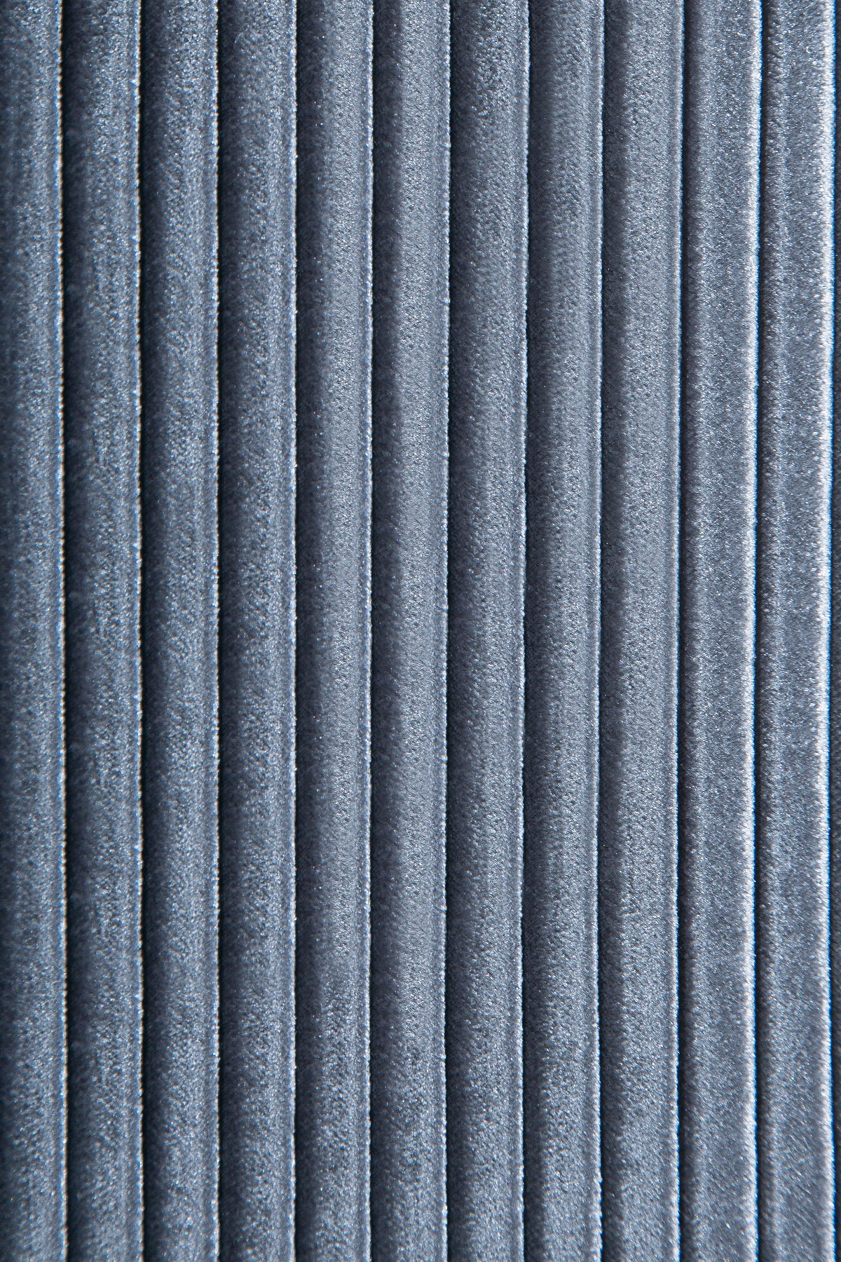 Fitilli Kadife Kırlent Kılıfı Gümüş 45x45