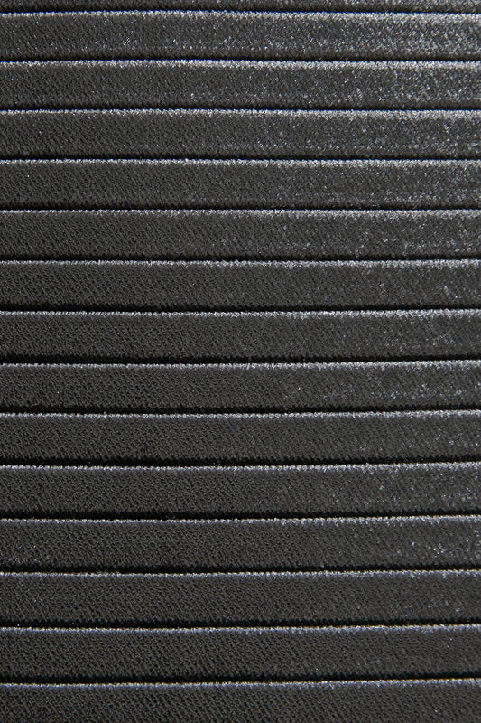 Fitilli Kadife Kırlent Kılıfı Koyu Gri 40x40