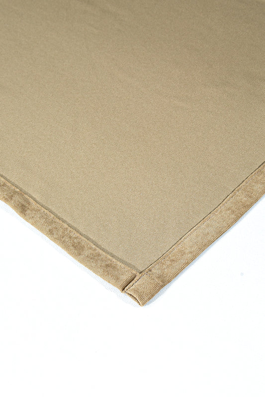 Harmony Halkalı Fon Perde Boz Kahve 140x260