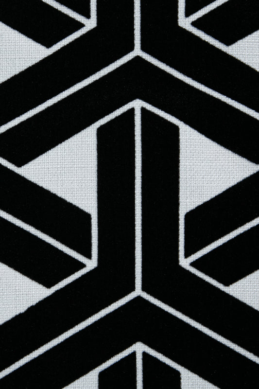 Jakar Kırlent Kılıfı Siyah Beyaz V1 40x60