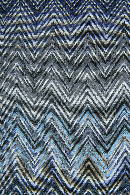 Jakar Zigzag Kırlent Kılıfı Lacivert 43x43