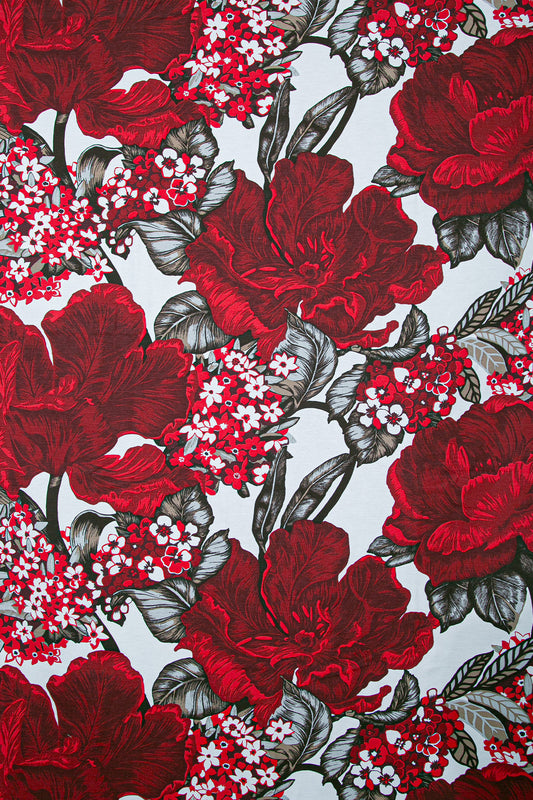 Keskiyön Fon Perde Kırmızı 140x240