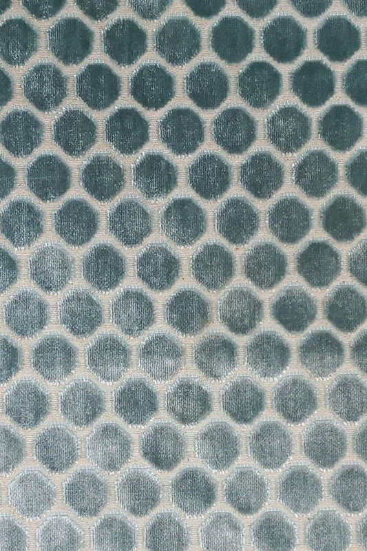 Melodie Kadife Kırlent Puantiyeli Su Yeşili 45x45