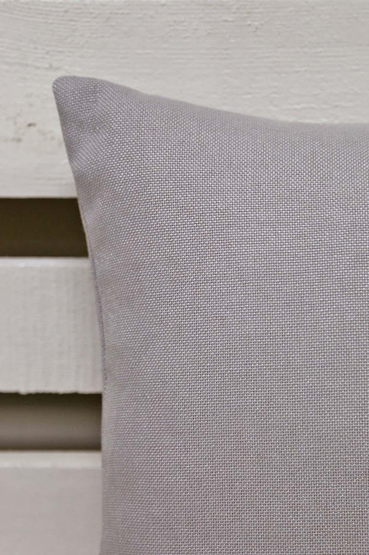 Melodie Keten Kırlent Kılıfı Açık Gri 50x50 cm