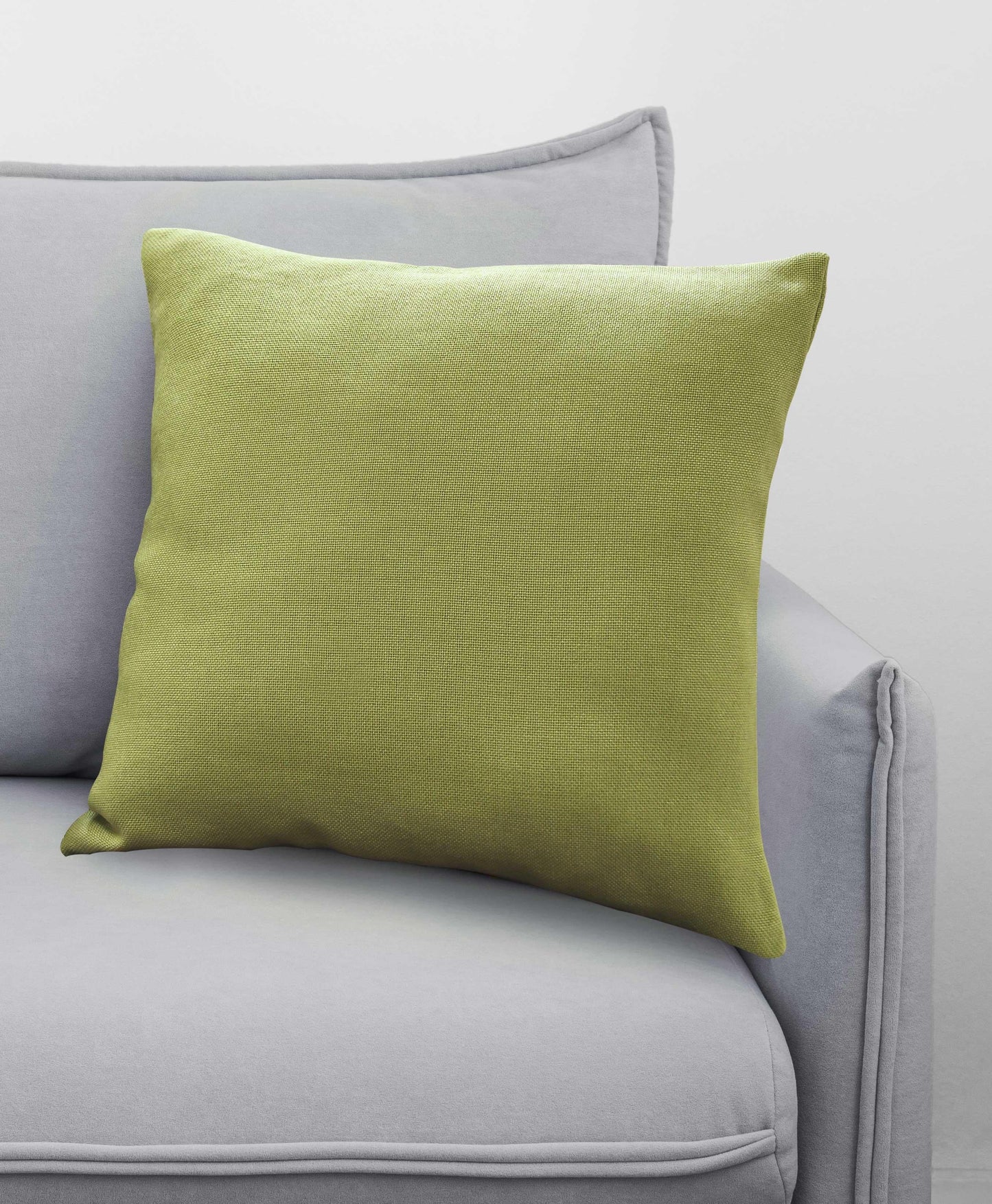 Melodie Keten Kırlent Açık Yeşil 50x50 cm