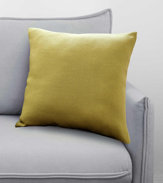 Melodie Keten Kırlent Çimen Yeşili 50x50 cm