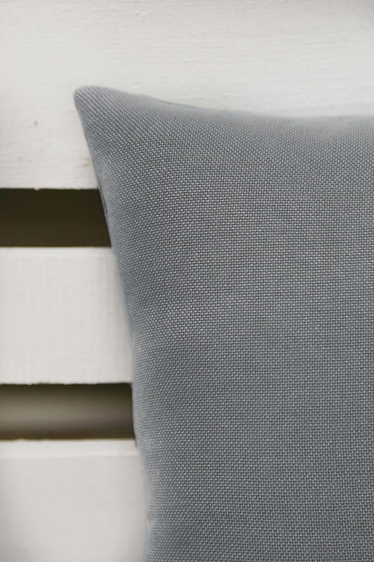 Melodie Keten Kırlent Kılıfı Antrasit 45x45 cm