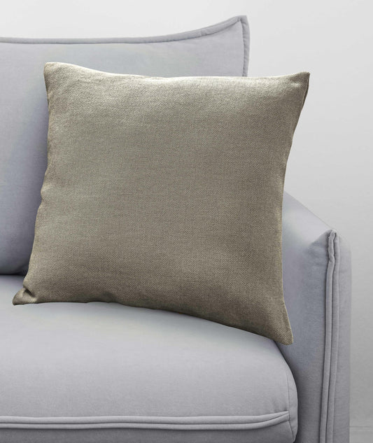 Melodie Keten Kırlent Kılıfı Kahverengi 45x45 cm