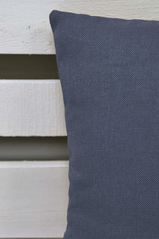 Melodie Keten Kırlent Mavi 50x50 cm