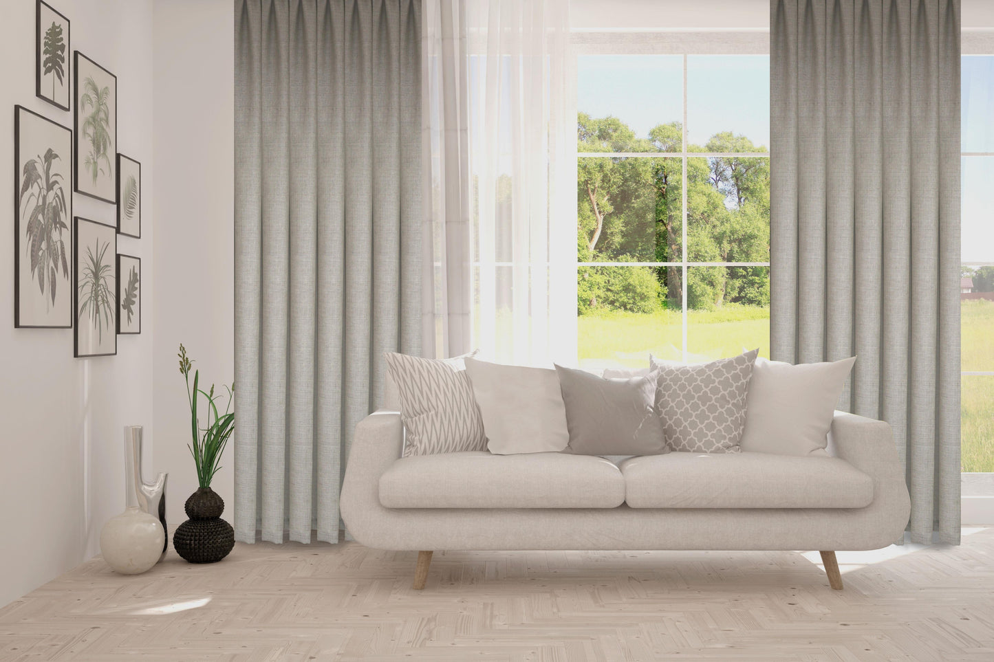 Premier Home Fon Perde 140X260 Gri