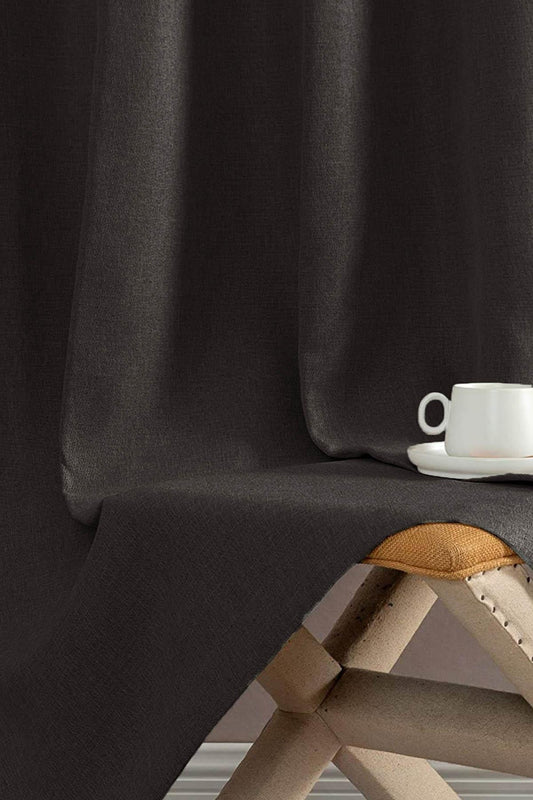 Premier Home Fon Perde Kahverengi 140X270 Tek Kana