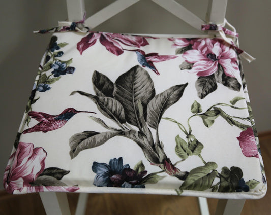 Premier Home Sandalye Minderi Pembe Çiçekli 40X40