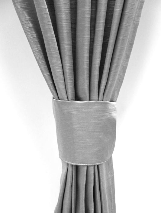 Premier Home Saten Fon Perde 140X260 Koyu Gri