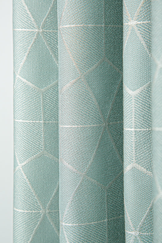 Riki Halkalı Fon Perde Mint Yeşili 140x250