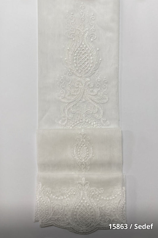Çırağan Elit Aplik 15863 Özel Ölçü Tül Perde
