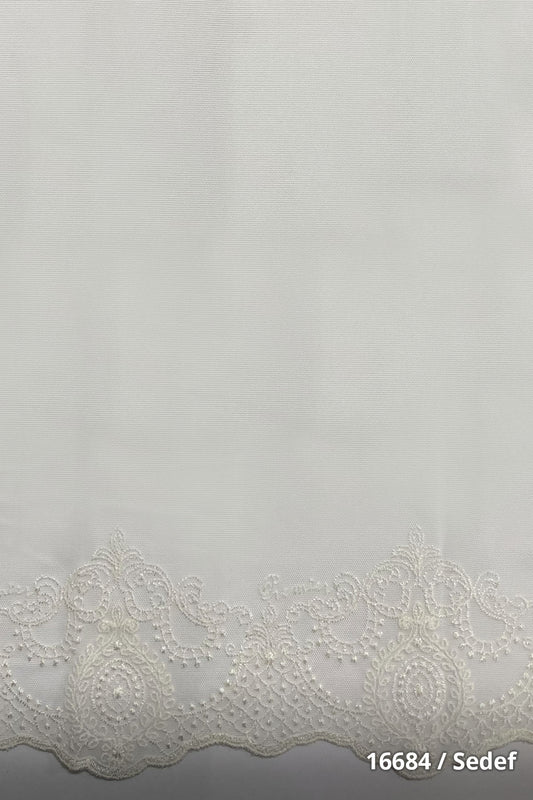 Dantel Etek 16684 Özel Ölçü Tül Perde