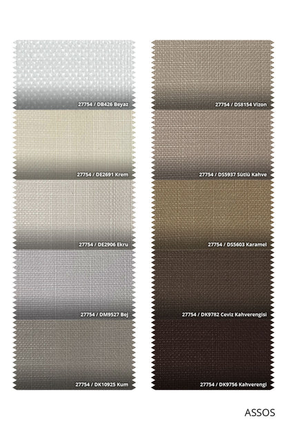 Assos Özel Ölçü Fon Perde - Premier Home
