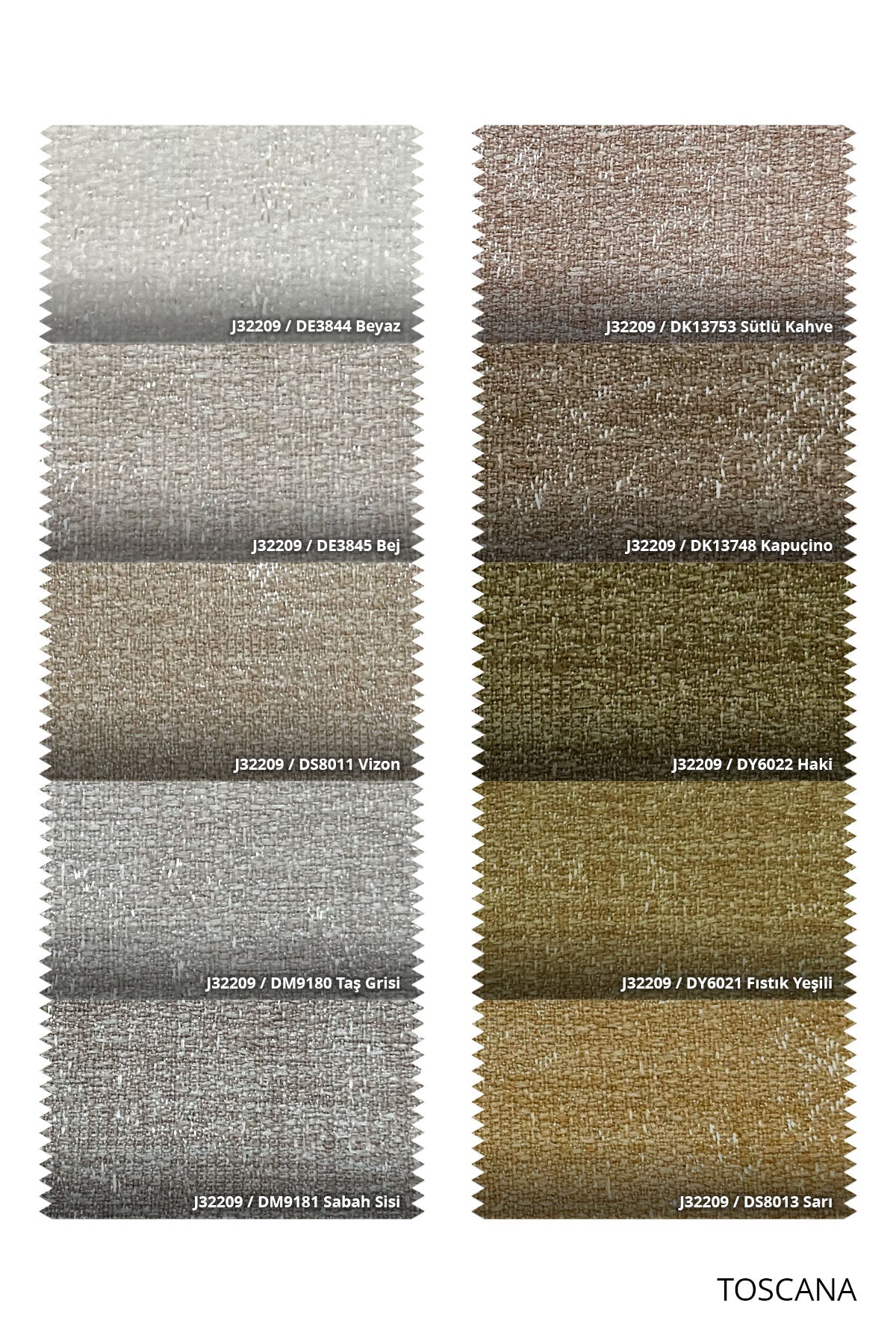 Toscana Özel Ölçü Fon Perde - Premier Home