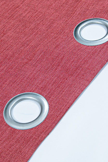 Artemis Halkalı Fon Perde Kırmızı 140x260