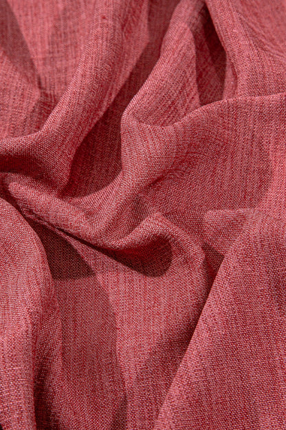 Artemis Halkalı Fon Perde Kırmızı 140x260