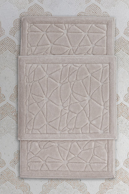 Banyo 2li Paspas Takımı Kapuçino 60x100