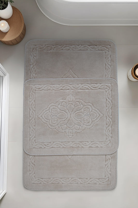 Banyo 2li Paspas Takımı Bej 60x100