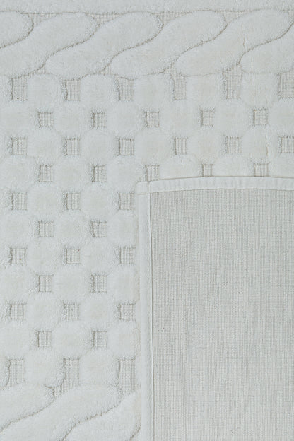 Banyo 2li Paspas Takımı Kırık Beyaz 60x100