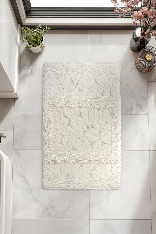 Banyo 2li Paspas Takımı Krem 60x100