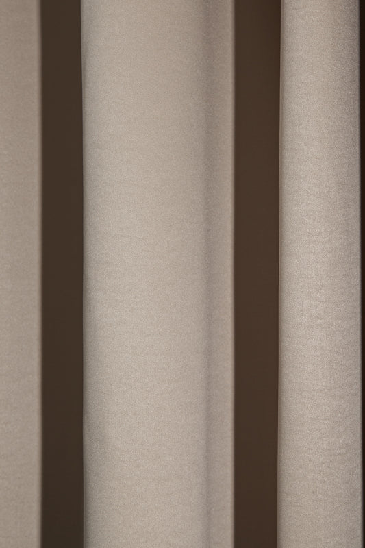 Blackout Halkalı Fon Perde Bej 140x260