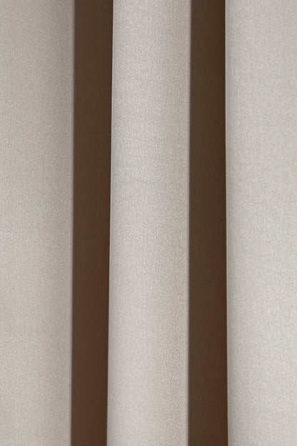 Blackout Halkalı Fon Perde Gri 140x260