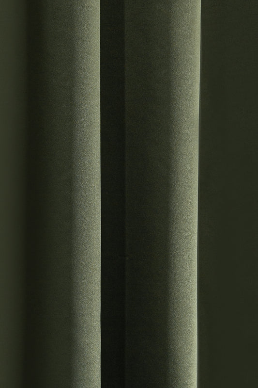 Blackout Halkalı Fon Perde Haki 140x260