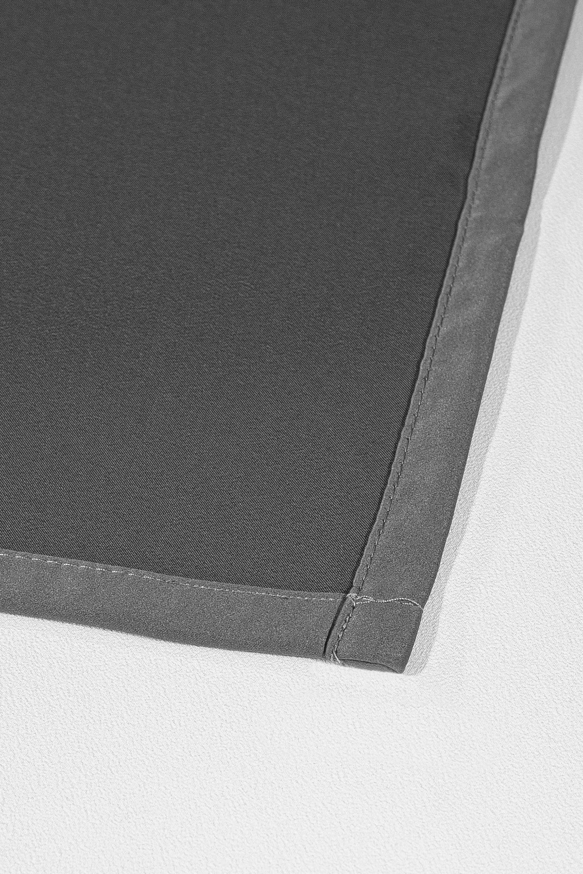 Blackout Halkalı Fon Perde Koyu Gri 140x260