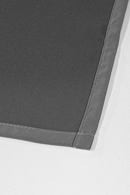 Blackout Halkalı Fon Perde Koyu Gri 140x260