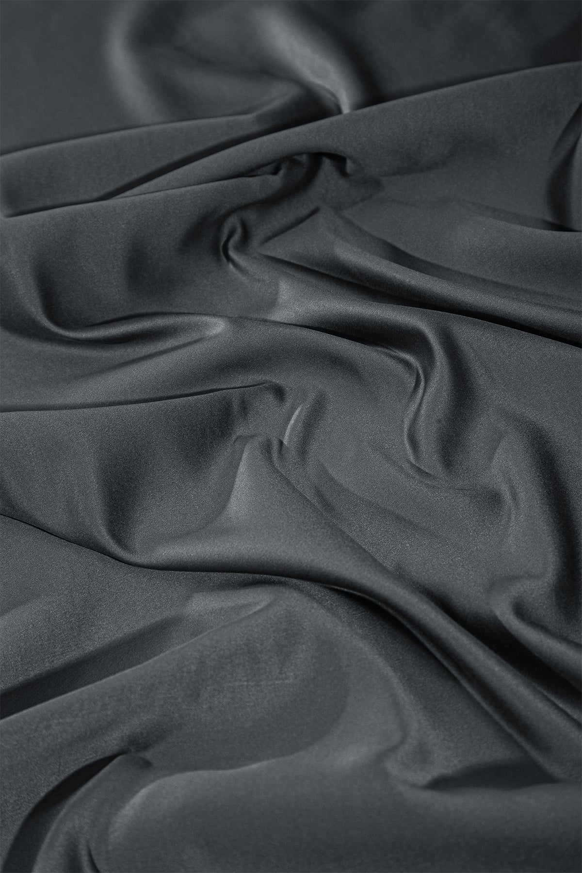 Blackout Halkalı Fon Perde Koyu Gri 140x260